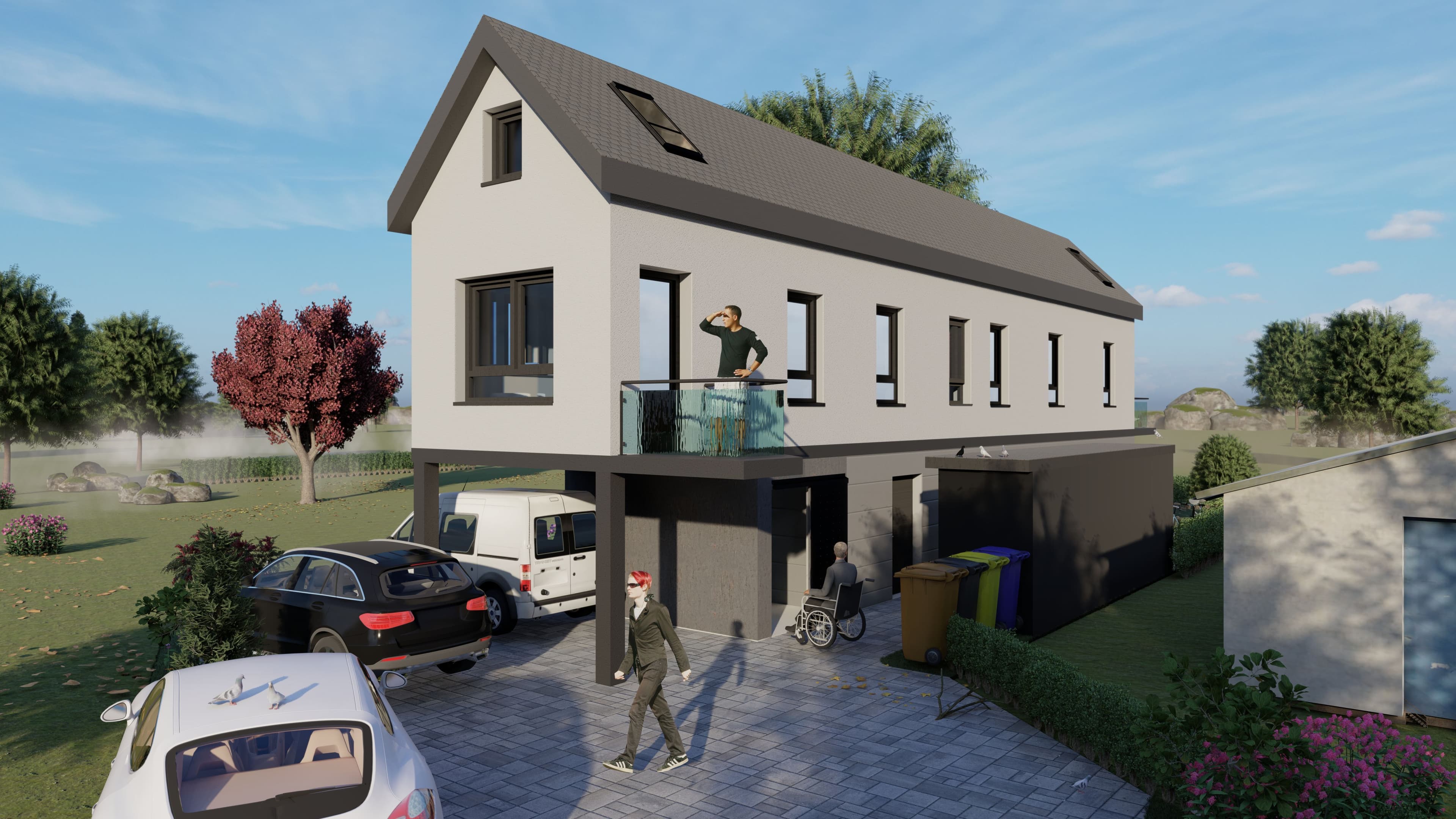 Fertig entwickeltes Bauprojekt mit 3WE mit Baugenehmigung